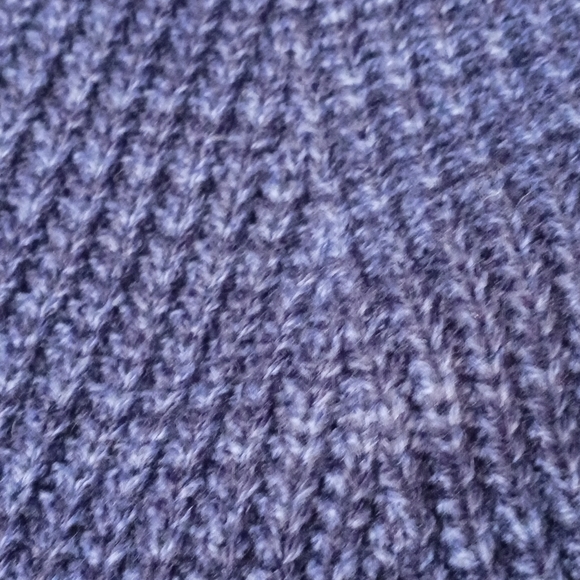 Westbound Blue Cable Knit Long Sleeve V-Neck Sweater 💙🌀💙 - Picture 8 of 9